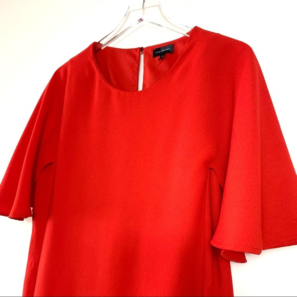 The Limited Lined Flutter Sleeve Shift Dress - Picture 3 of 11